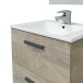 Waschbeckenunterschrank >ARUBA 60< in Alaska-Eiche - 60x57x45 (BxHxT)