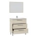 Waschbeckenunterschrank >ATHENA< in Eiche   - 80x86x45 (BxHxT)