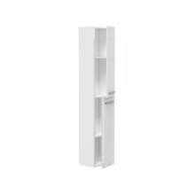 Hängeschrank >ATHENA< in Weiß lackiert / weiß glänzend - 30x150x25 (BxHxT)