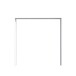 Passepartout >Passepartout< in Weiss Glanz - 210,9x215,1x23,8cm (BxHxT)