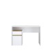 Schreibtisch >MODULTRICK< in Weiss / Artisan Eiche Dekor - 110x72,7x52,7cm (BxHxT)