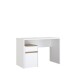 Schreibtisch >MODULTRICK< in Weiss / Artisan Eiche Dekor - 110x72,7x52,7cm (BxHxT)