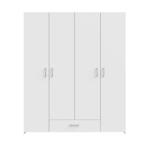Drehtürenschrank >ECONOBOX< in Weiss  -...