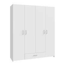 Drehtürenschrank >ECONOBOX< in Weiss  - 159,1x190,5x54,4cm (BxHxT)