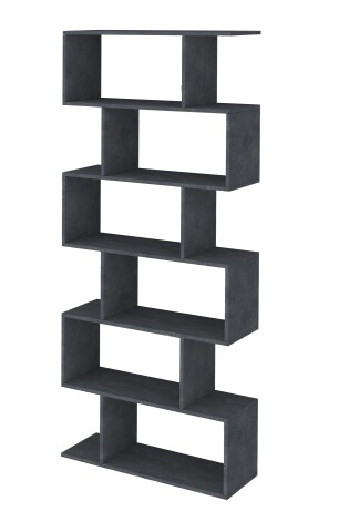 Aktenregal >Calli< in schiefer - 80x192x24,6 (BxHxT)