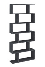 Aktenregal >Calli< in schiefer - 80x192x24,6 (BxHxT)