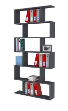Aktenregal >Calli< in schiefer - 80x192x24,6 (BxHxT)