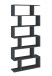 Aktenregal >Calli< in schiefer - 80x192x24,6 (BxHxT)