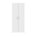 Drehtürenschrank >ECONOBOX< in Weiss - 79,7x190,5x54,4cm (BxHxT)