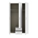 Drehtürenschrank >ECONOBOX< in Weiss  - 119,4x190,5x54,4cm (BxHxT)