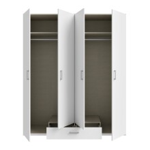 Drehtürenschrank >ECONOBOX 2< in weiß - 177,5x210,5x54,2cm (BxHxT)