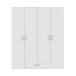 Drehtürenschrank >ECONOBOX 2< in weiß - 177,5x210,5x54,2cm (BxHxT)