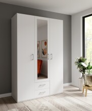 Drehtürenschrank >ECONOBOX 2< in weiß /...