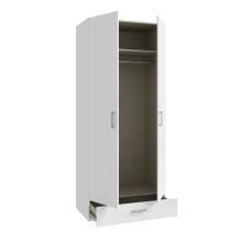 Drehtürenschrank >ECONOBOX 2< in Weiss - 88,9x210,5x54,2cm (BxHxT)
