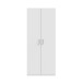 Drehtürenschrank >ECONOBOX 2< in Weiss - 88,9x210,5x54,2cm (BxHxT)