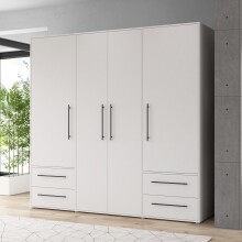 Drehtürenschrank >MOKKARIS< in weiß -...