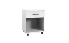 Rollcontainer >Rügen< in WEISS - 46x58x40cm...