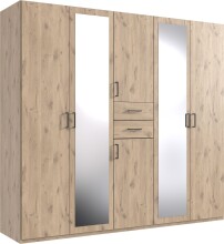 Schlafzimmer-Set >Dillingen< in Viking-oak-Nachbildung - 228x213x58cm (BxHxT)