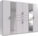 Schlafzimmer-Set >Dillingen< in Weiß - 273x213x58cm (BxHxT)