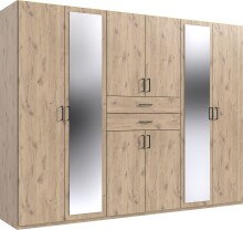 Schlafzimmer-Set >Dillingen< in Viking-oak-Nachbildung - 273x213x58cm (BxHxT)