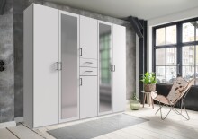 Schlafzimmer-Set >Dillingen< in Weiß -...
