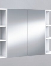Badezimmerspiegelschrank >Bad-Spiegelschrank 60< in weiß glänzend