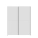 Schiebetürenschrank >Schach&matt< in Weiss - 150,1x190,5x61,2cm (BxHxT)
