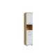 Seitenschrank >Veris < in Artisan Eiche/ Secret Grey  - 40,2x186,8x34,8 (BxHxT)