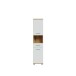 Seitenschrank >Veris < in Artisan Eiche/ Secret Grey  - 40,2x186,8x34,8 (BxHxT)