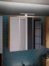 Badezimmerspiegelschrank >Veris < in Artisan Eiche...