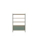 Regal >Whenua < in Mauvella Eiche/ Salbei - 104,2x153,6x41,5cm (BxHxT)