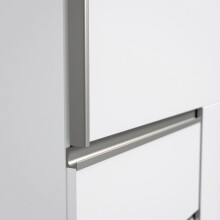 Schiebetürenschrank >WINN 2< in Weiss / Spiegel - 249x200,5x61cm (BxHxT)