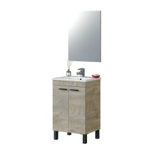 Badezimmer-Set >KONCEPT< in Alaska-Eiche - 50x80x40 (BxHxT)