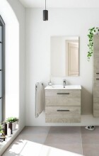 Badezimmer-Set >ARUBA< in Alaska-Eiche - 60x57x45...