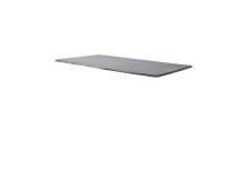 Baumkantentisch >Calabria< in Akazie grau  / anthrazit - 180x76,5x90 (BxHxT)