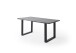 Baumkantentisch >Calabria< in Akazie grau  / anthrazit - 180x77,5x100 (BxHxT)