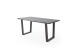 Baumkantentisch >Calabria< in Akazie grau / antik  - 200x77,5x100 (BxHxT)