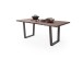 Baumkantentisch >Calabria< in Akazie walnuss / antik - 180x77,5x100 (BxHxT)