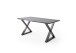 Baumkantentisch >Calabria< in Akazie grau / antik  - 200x77,5x100 (BxHxT)