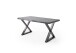 Baumkantentisch >Calabria< in Akazie grau / antik  - 240x79,5x100 (BxHxT)