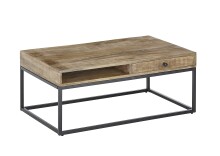 Couchtisch >Alison< in Mango, Mango massiv - 100x40x60cm (BxHxT)