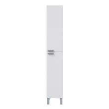 Badezimmer-Set >KONCEPT< in weiß glänzend - 50x80x40 (BxHxT)