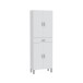 Badezimmer-Set >ATHENA< in weiß glänzend - 80x86x45 (BxHxT)