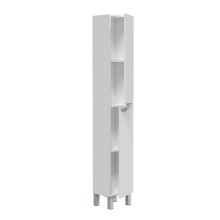Badezimmer-Set >AKTIVA< in weiß glänzend - 80x80x45 (BxHxT)