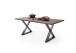 Baumkantentisch >Calabria< in Akazie walnuss / antik - 180x77,5x100 (BxHxT)