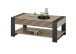 Couchtisch >Felipe< in Artisan Eiche Dekor - 108x42x60cm (BxHxT)