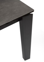 Esstisch >Paul< ausziehbar bis 240cm, anthrazit, Keramik - 180(240)x76x95cm (BxHxT)