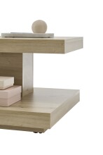 Couchtisch >Rachel< in Artisan Eiche Dekor - 108x41,5x60cm (BxHxT)