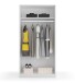Schwebetürenschrank >MAX< in Weiß - 100x200x50 (BxHxT)