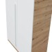 Kleiderschrank >NOA< in Nodi-Eiche/Artik-Weiß - 90x200x52 (BxHxT)